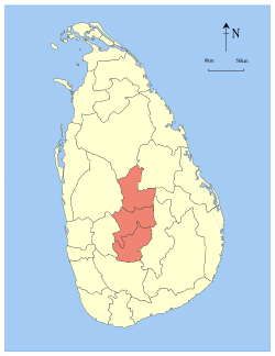 sri lanka central province locator map